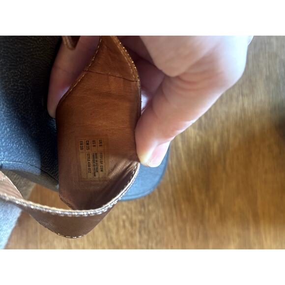 Fitflop Dark Brown Leather Sandals - Picture 8 of 8